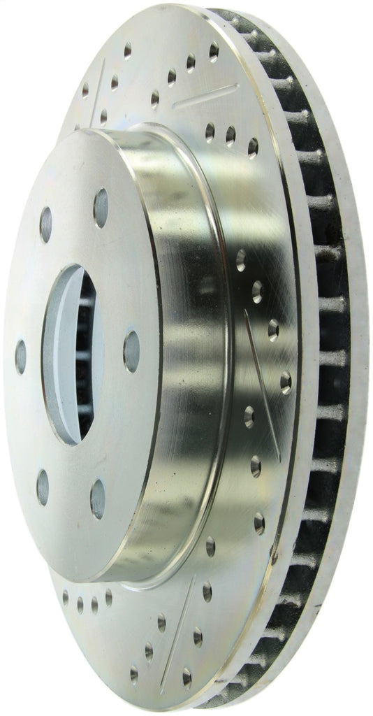 StopTech Select Sport 02-06 Cadillac Escalade / Avalanche 1501 Slotted & Drilled Right Front Rotor