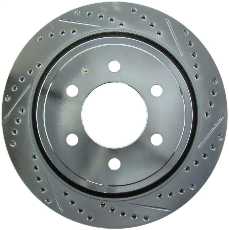 StopTech Select Sport 12-18 Ford F-150 Slotted and Drilled Rear Left Brake Rotor