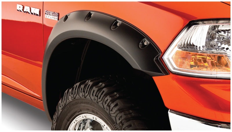 Bushwacker 09-18 Dodge Ram 1500 Pocket Style Flares 2pc - Black