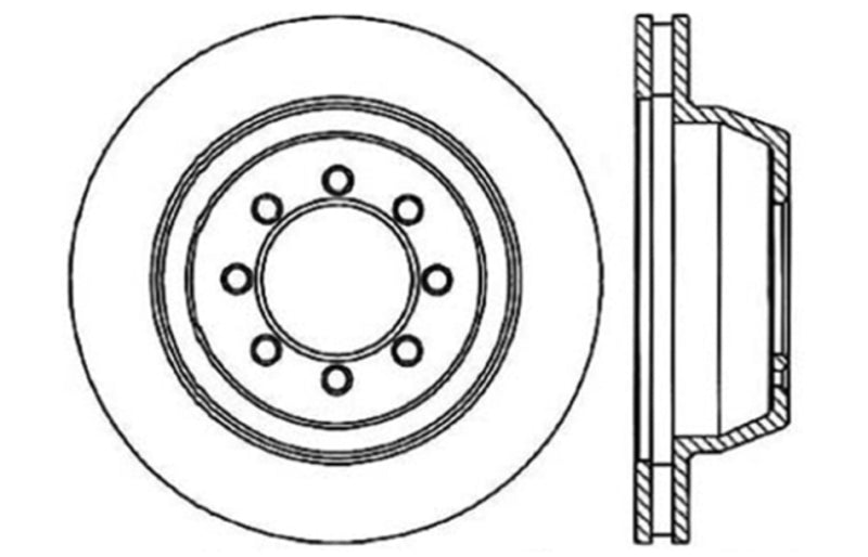 StopTech Slotted & Drilled Sport Brake Rotor