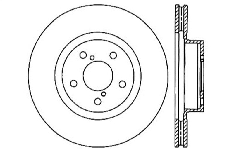 StopTech Slotted & Drilled Sport Brake Rotor