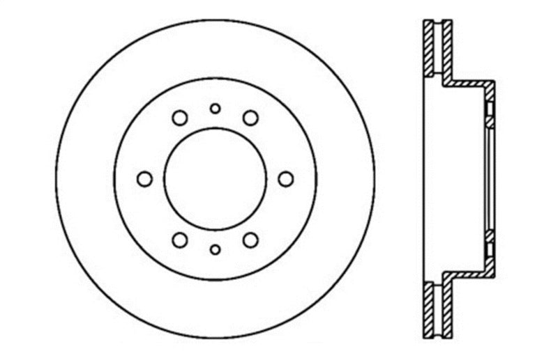 StopTech Slotted & Drilled Sport Brake Rotor