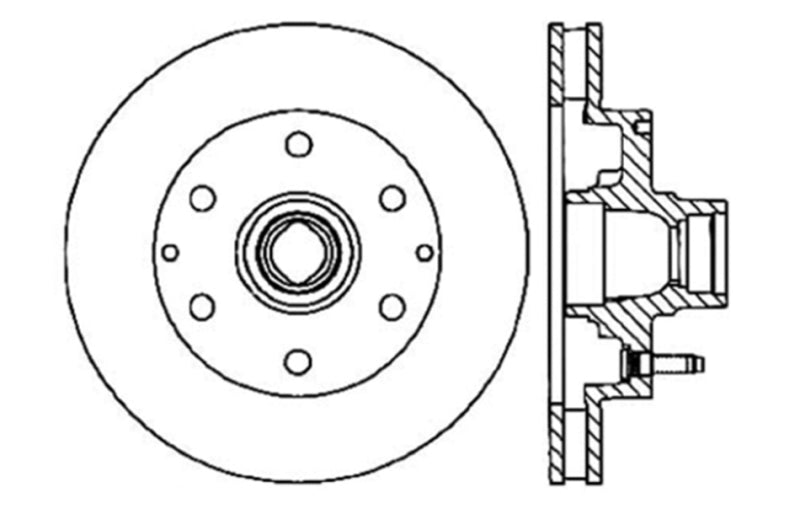 StopTech Slotted & Drilled Sport Brake Rotor