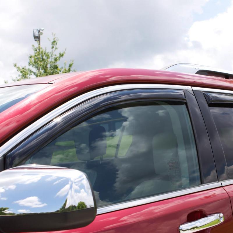 AVS 08-13 Toyota Highlander Ventvisor In-Channel Front & Rear Window Deflectors 4pc - Smoke