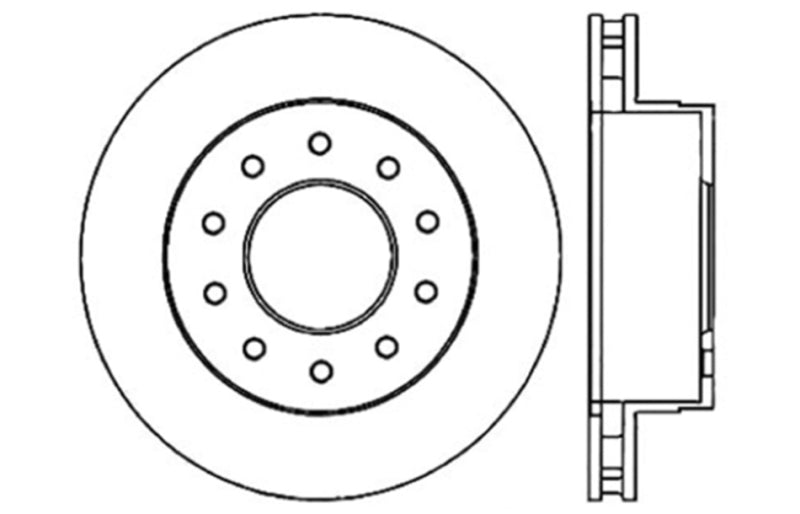 StopTech Slotted & Drilled Sport Brake Rotor