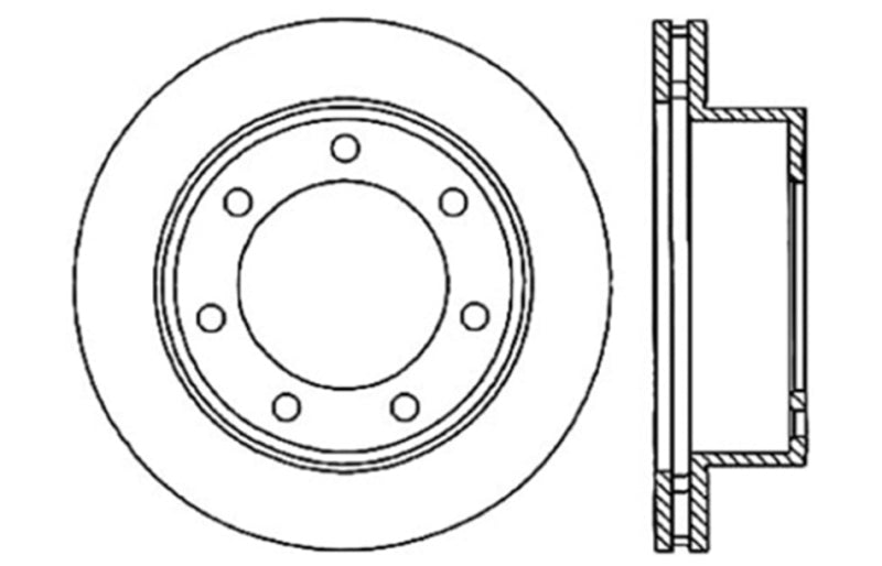 StopTech Slotted & Drilled Sport Brake Rotor