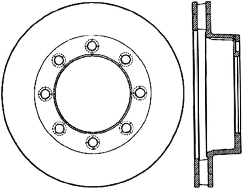 StopTech Slotted & Drilled Sport Brake Rotor