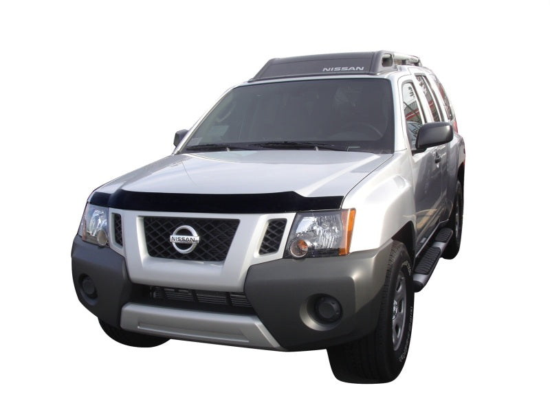 AVS 05-18 Nissan Frontier Aeroskin Low Profile Acrylic Hood Shield - Smoke