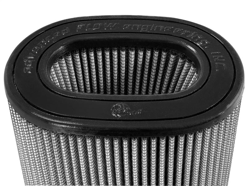 aFe MagnumFLOW Air Filter ProDry S 6.75inX4.75in F x 8.25inX6.25in B (INV) x 7.25X5in T (INV) x 9in