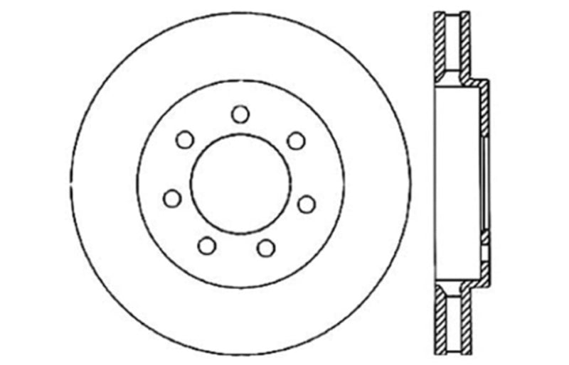 StopTech Slotted & Drilled Sport Brake Rotor