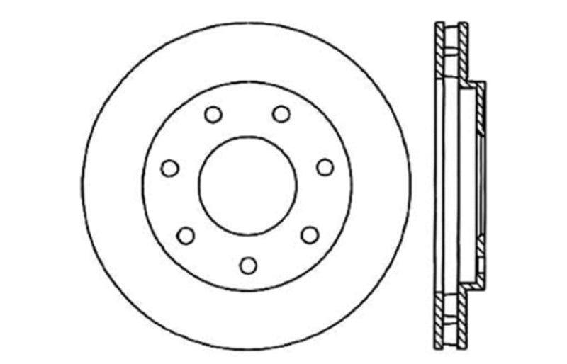 StopTech Slotted & Drilled Sport Brake Rotor