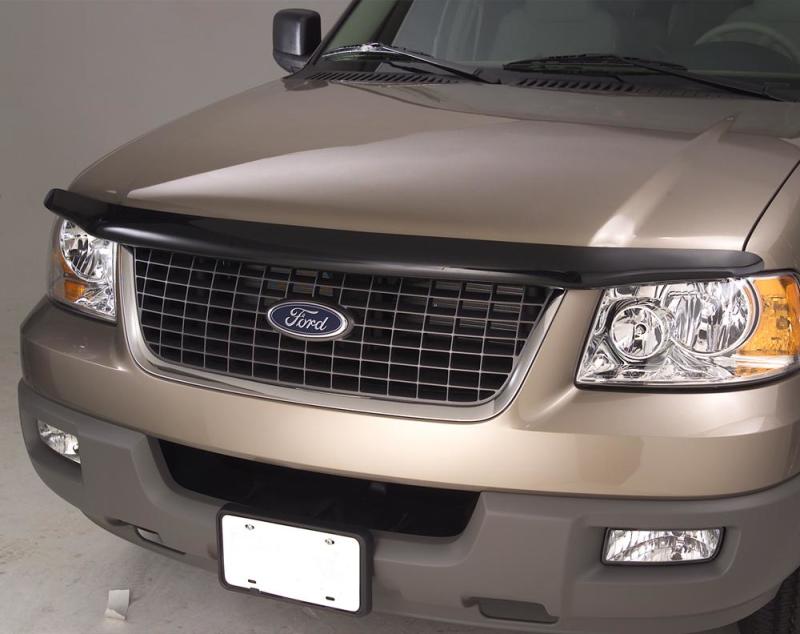 AVS 07-17 Ford Expedition Hoodflector Low Profile Hood Shield - Smoke