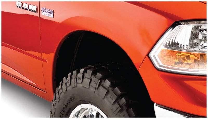 Bushwacker 10-18 Ram 1500 Fleetside Extend-A-Fender Style Flares 4pc 67.4/76.3/96.3in Bed - Black