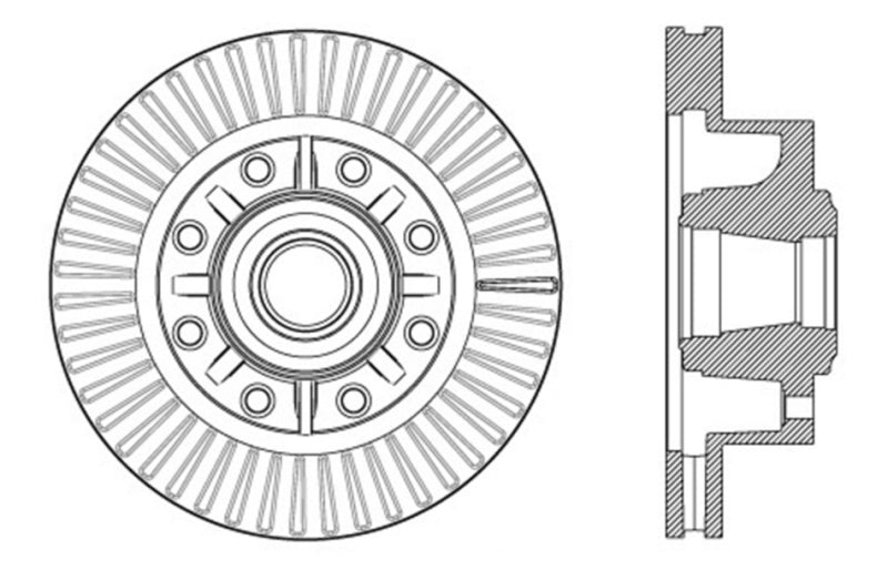 StopTech Slotted & Drilled Sport Brake Rotor