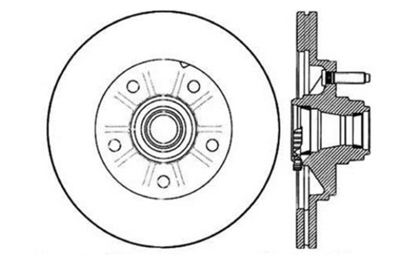 StopTech Slotted & Drilled Sport Brake Rotor