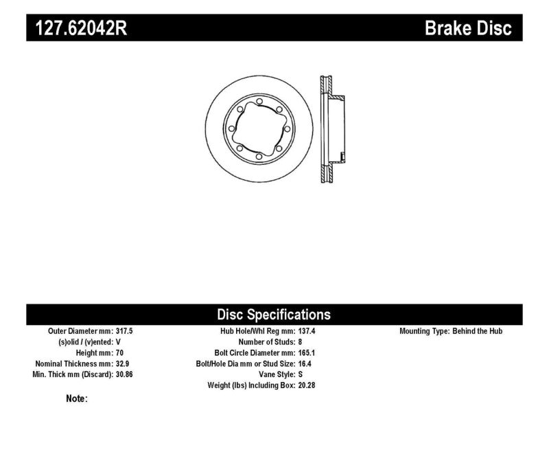 StopTech Slotted & Drilled Sport Brake Rotor