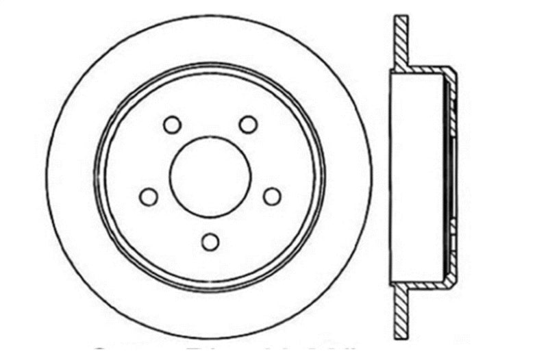 StopTech Slotted & Drilled Sport Brake Rotor