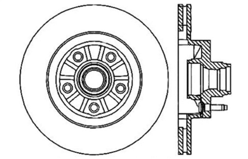 StopTech Slotted & Drilled Sport Brake Rotor