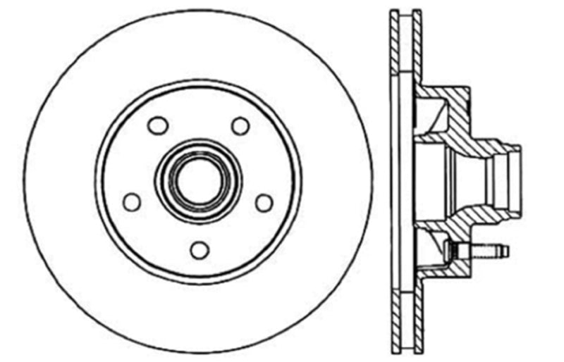 StopTech Slotted & Drilled Sport Brake Rotor