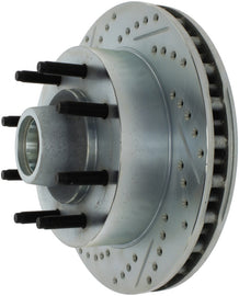 StopTech Select Sport Drilled & Slotted Rotor - Front Left