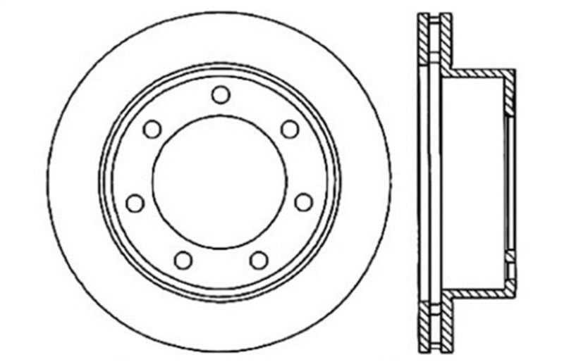 StopTech Slotted & Drilled Sport Brake Rotor