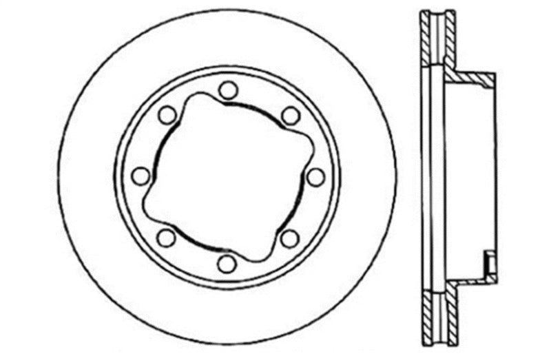 StopTech Slotted & Drilled Sport Brake Rotor