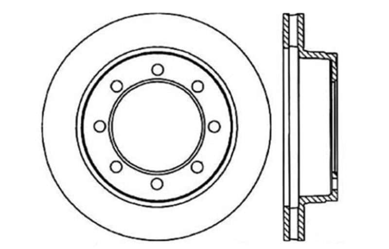 StopTech Slotted & Drilled Sport Brake Rotor