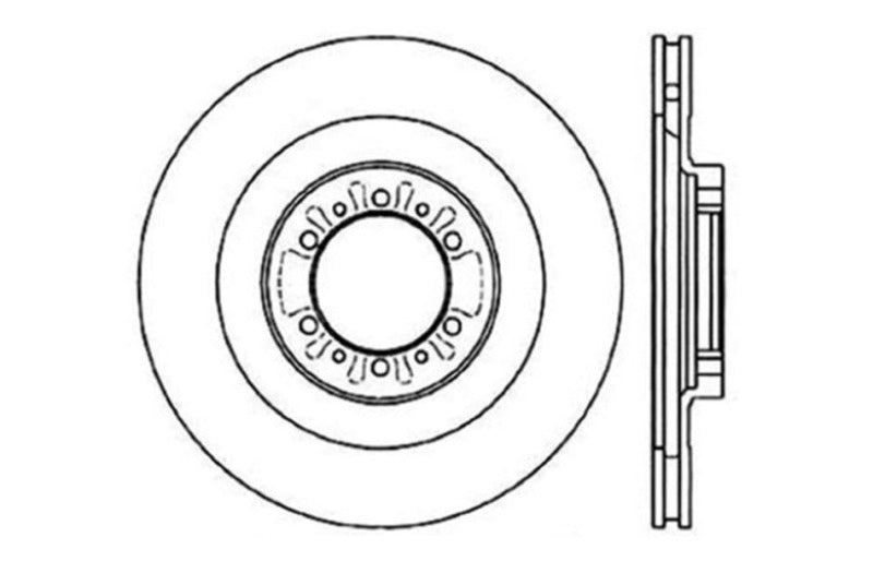 StopTech Slotted & Drilled Sport Brake Rotor