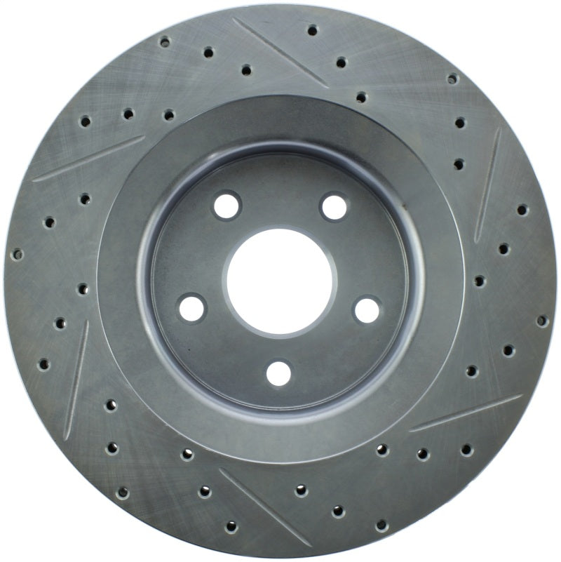 StopTech Select Sport Drilled & Slotted Rotor - Front Left