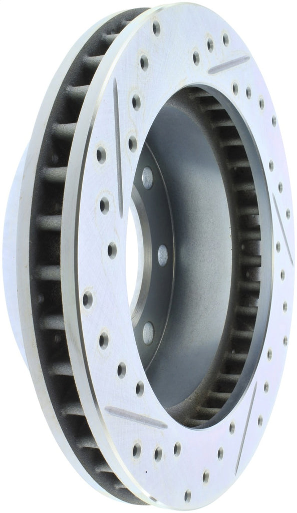 StopTech Select Sport 03-17 Chevrolet Express 2500 Sport Slotted & Drilled Left Front Brake Rotor