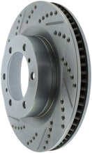 Load image into Gallery viewer, StopTech Select Sport 10-19 Toyota 4Runner Slotted &amp; Drilled Right Front Rotor