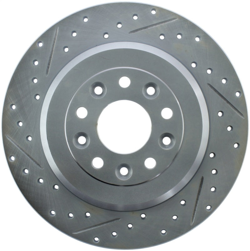 StopTech Select Sport Drilled & Slotted Rotor - Rear Left