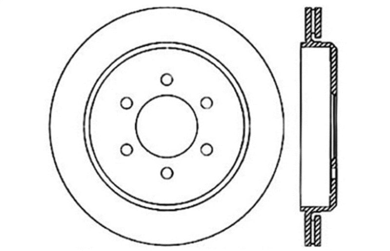 StopTech Slotted & Drilled Sport Brake Rotor