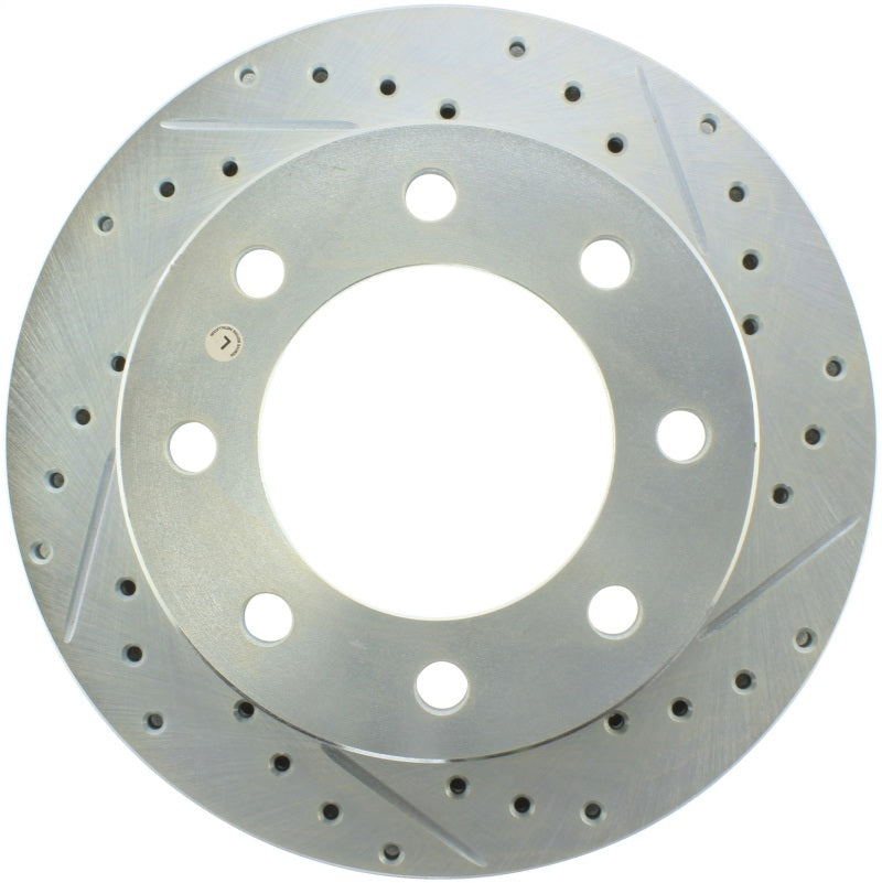 StopTech Select Sport 03-17 Chevrolet Express 2500 Sport Slotted & Drilled Left Front Brake Rotor