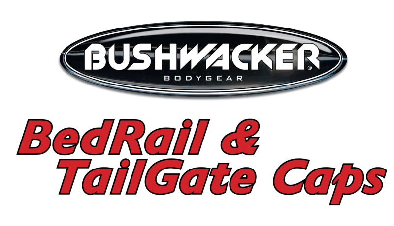 Bushwacker 02-08 Dodge Ram 1500 Fleetside Bed Rail Caps 98.3in Bed - Black