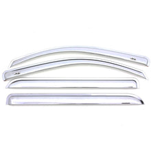 Load image into Gallery viewer, AVS 05-15 Toyota Tacoma Double Cab Ventvisor Front &amp; Rear Window Deflectors 4pc - Chrome