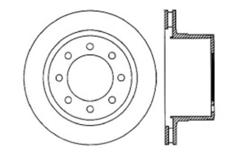 StopTech Slotted & Drilled Sport Brake Rotor