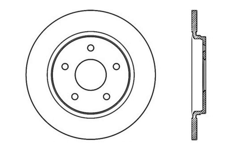 StopTech Slotted & Drilled Sport Brake Rotor