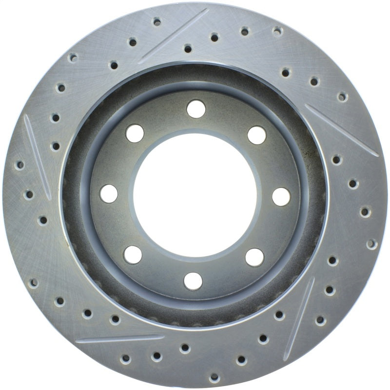 StopTech Select Sport 03-17 Chevrolet Express 2500 Sport Slotted & Drilled Left Front Brake Rotor