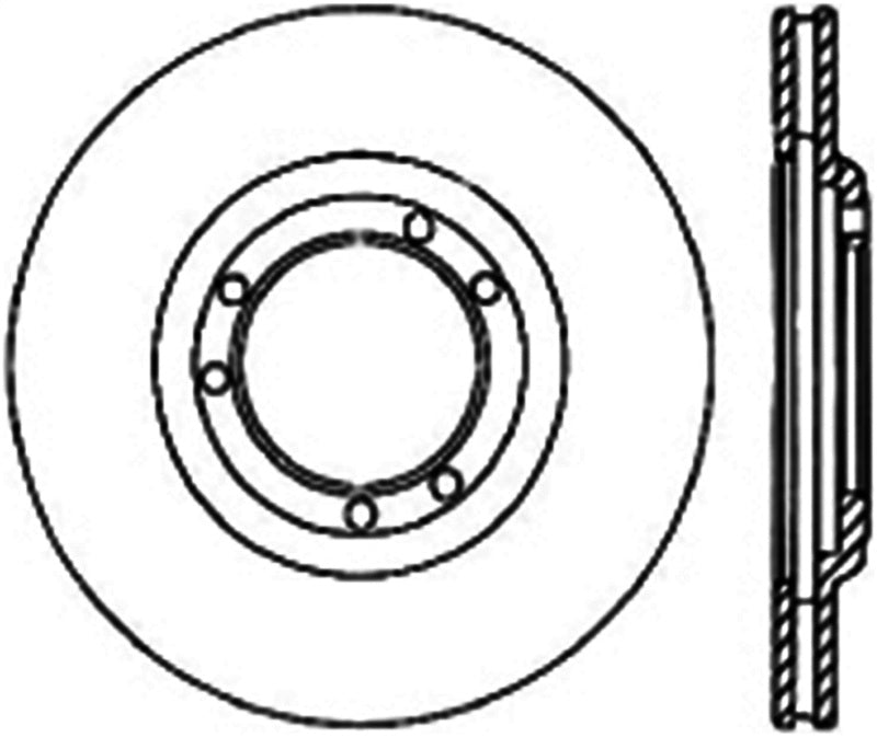 StopTech Slotted & Drilled Sport Brake Rotor