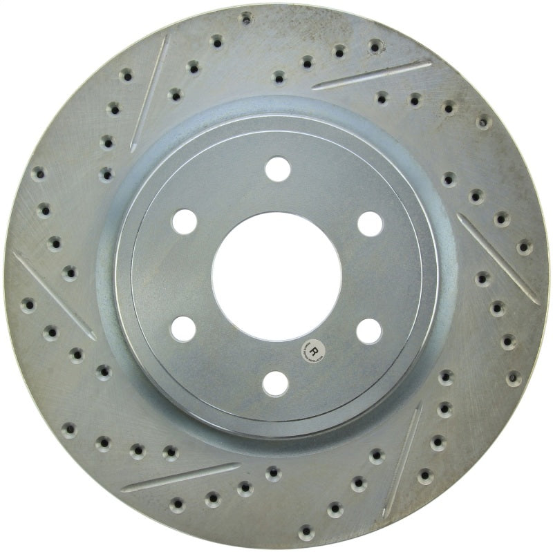 StopTech Select Sport Drilled & Slotted Rotor - Front Left