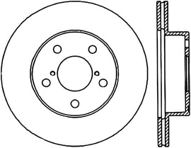 StopTech Slotted & Drilled Sport Brake Rotor