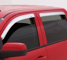 Load image into Gallery viewer, AVS 05-15 Toyota Tacoma Double Cab Ventvisor Front &amp; Rear Window Deflectors 4pc - Chrome