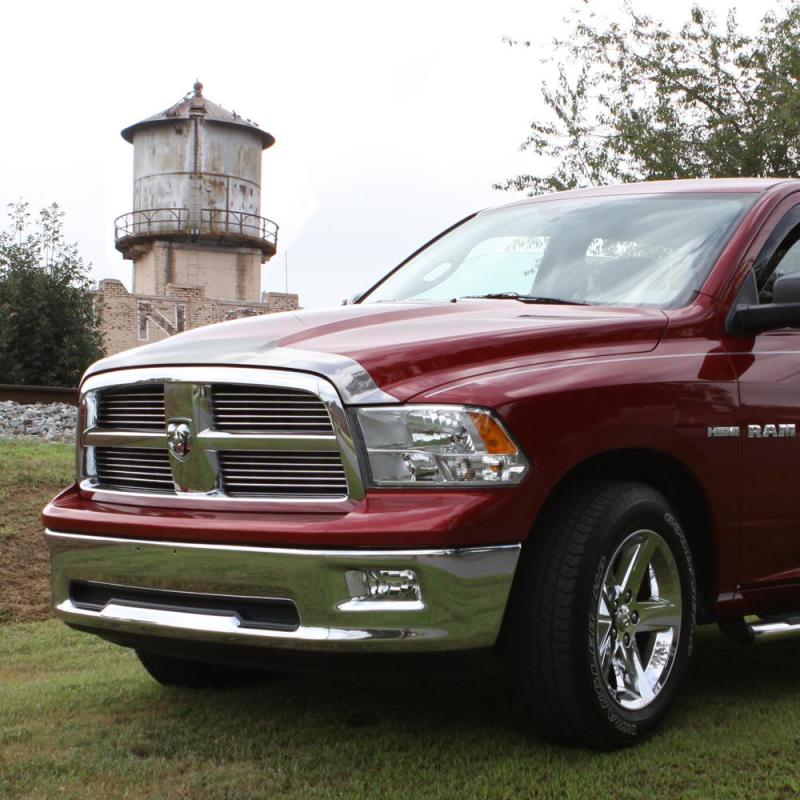 AVS 08-10 Ford F-250 Aeroskin Low Profile Hood Shield - Chrome