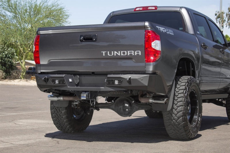 Addictive Desert Designs 2014+ Toyota Tundra Stealth Fighter Rear Bumper w/ Backup Sensor Cutouts