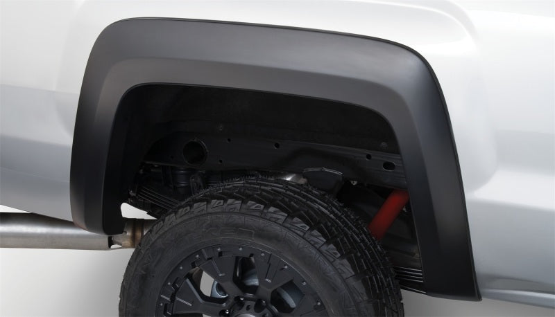 Bushwacker 15-18 GMC Sierra 2500 HD Extend-A-Fender Style Flares 4pc 78.8/97.6in Bed - Black