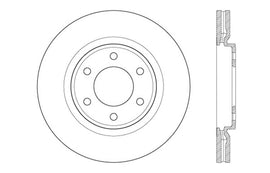 StopTech Sport Drilled & Slotted Rotor - Front Left