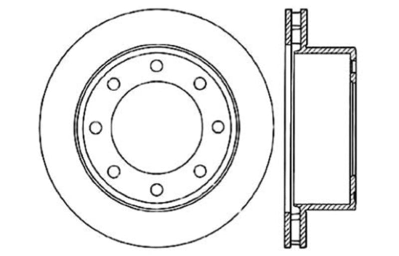 StopTech Slotted & Drilled Sport Brake Rotor