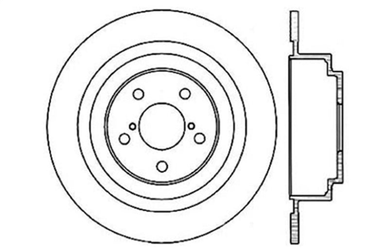 StopTech Slotted & Drilled Sport Brake Rotor