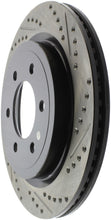 Load image into Gallery viewer, StopTech Slotted &amp; Drilled Sport Brake Rotor - Rear Left